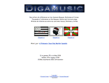 Tablet Screenshot of digamusic.com